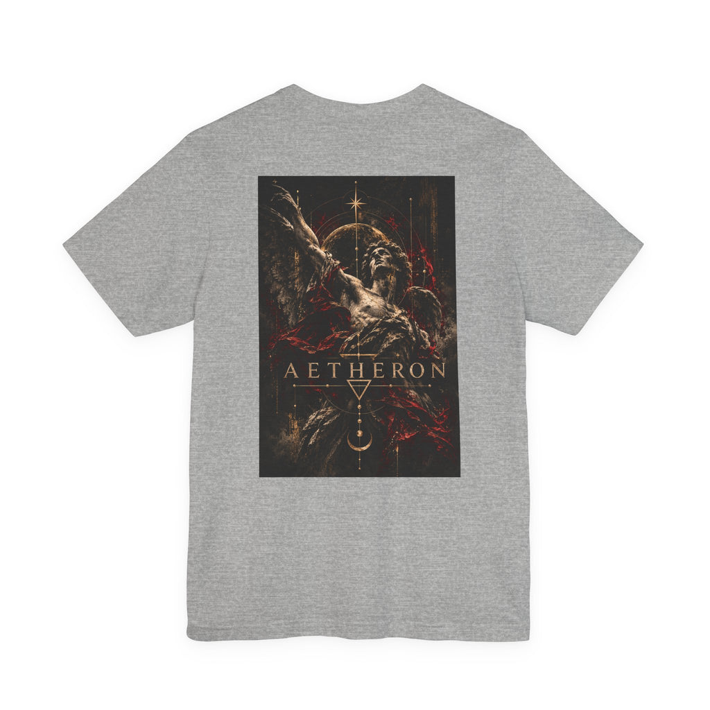 Aetheron Dark Angel Graphic Tee – Gothic Art Back Print