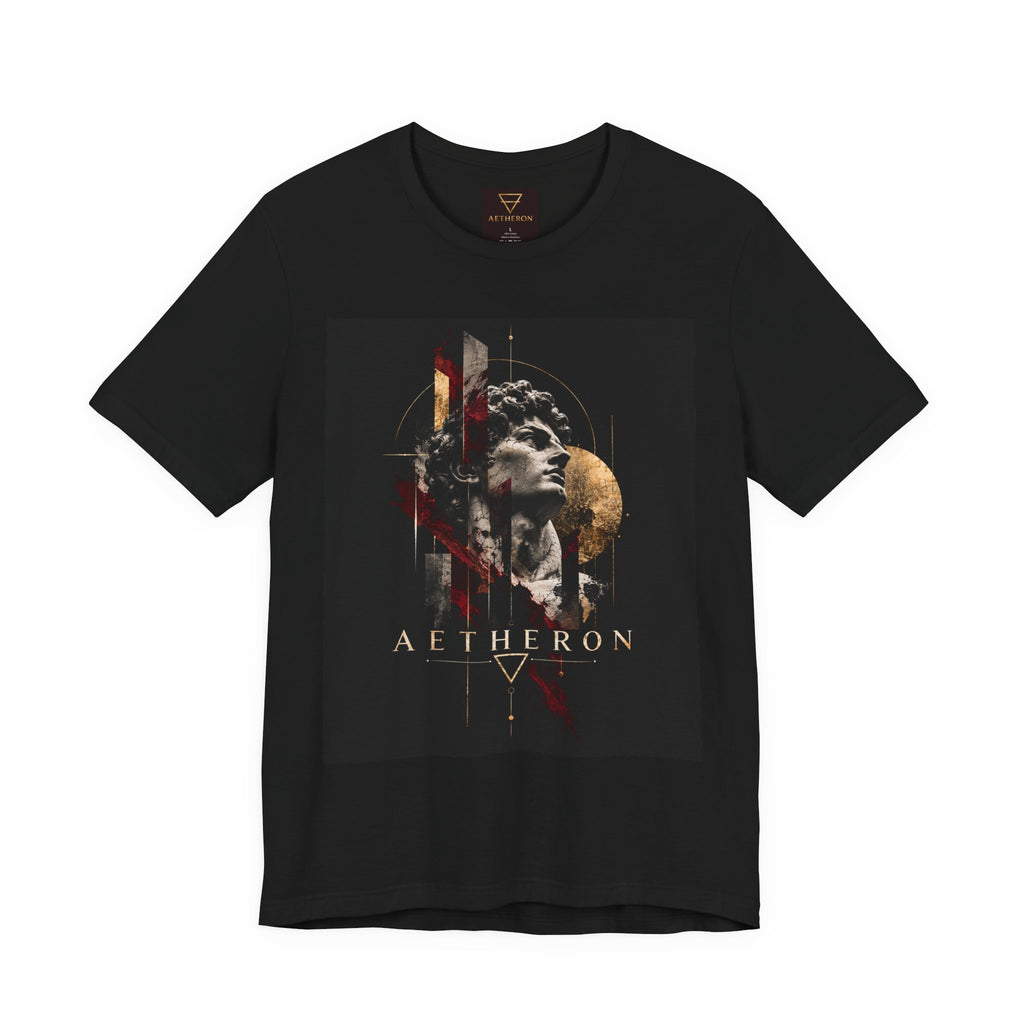 Aetheron Marble Muse Graphic Tee – Contemporary Art Print