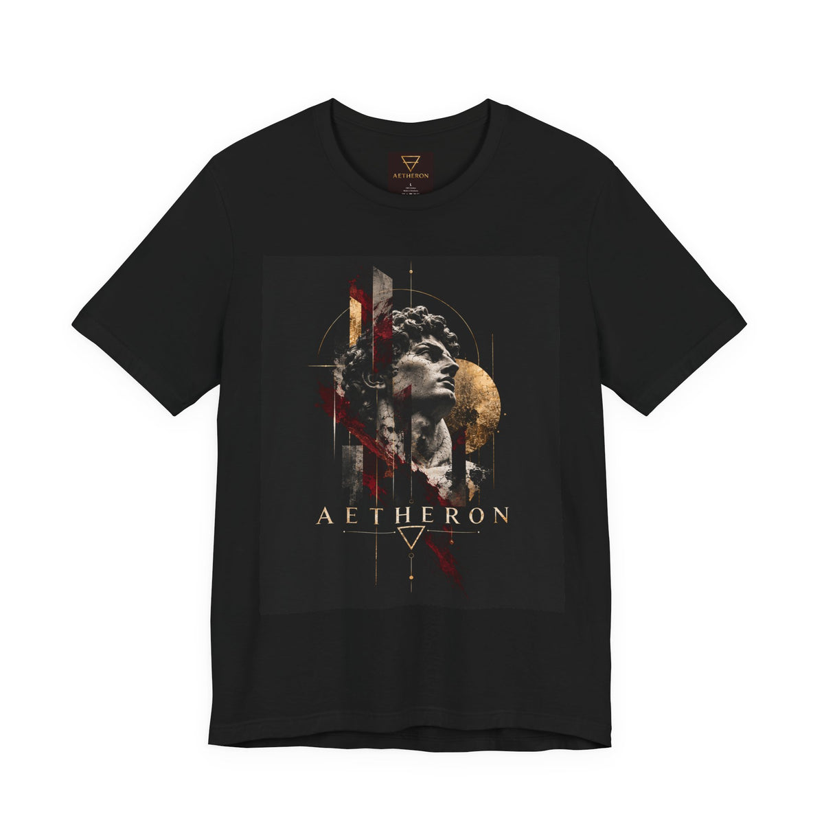 Aetheron Marble Muse Graphic Tee – Contemporary Art Print