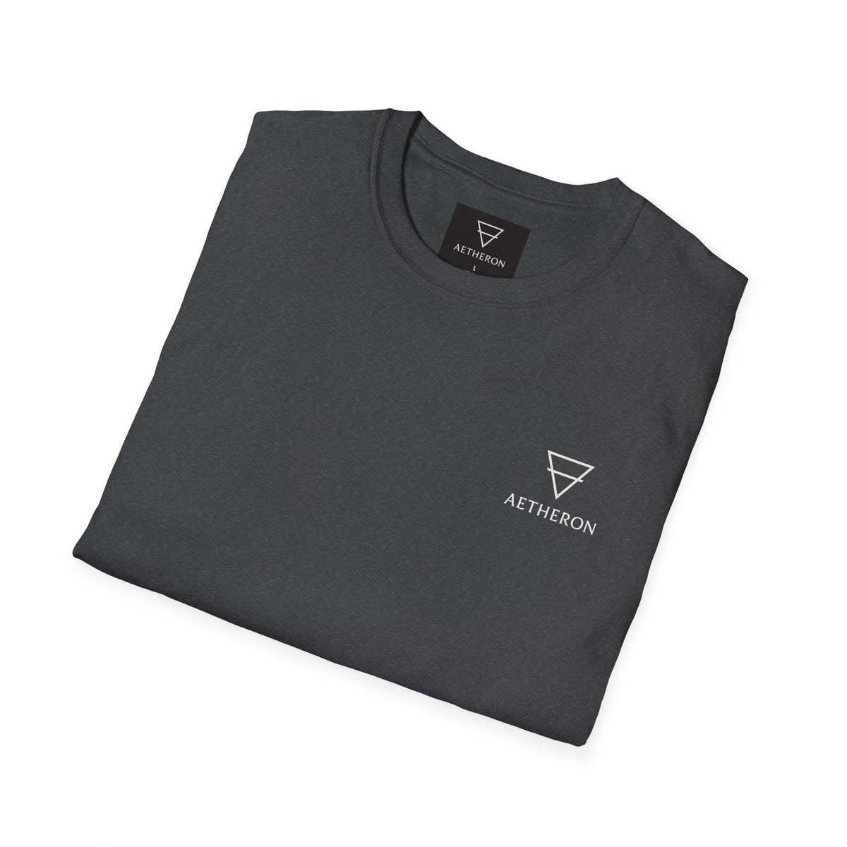 Aetheron Marble Icon Tee – Minimalist Sculpture Graphic