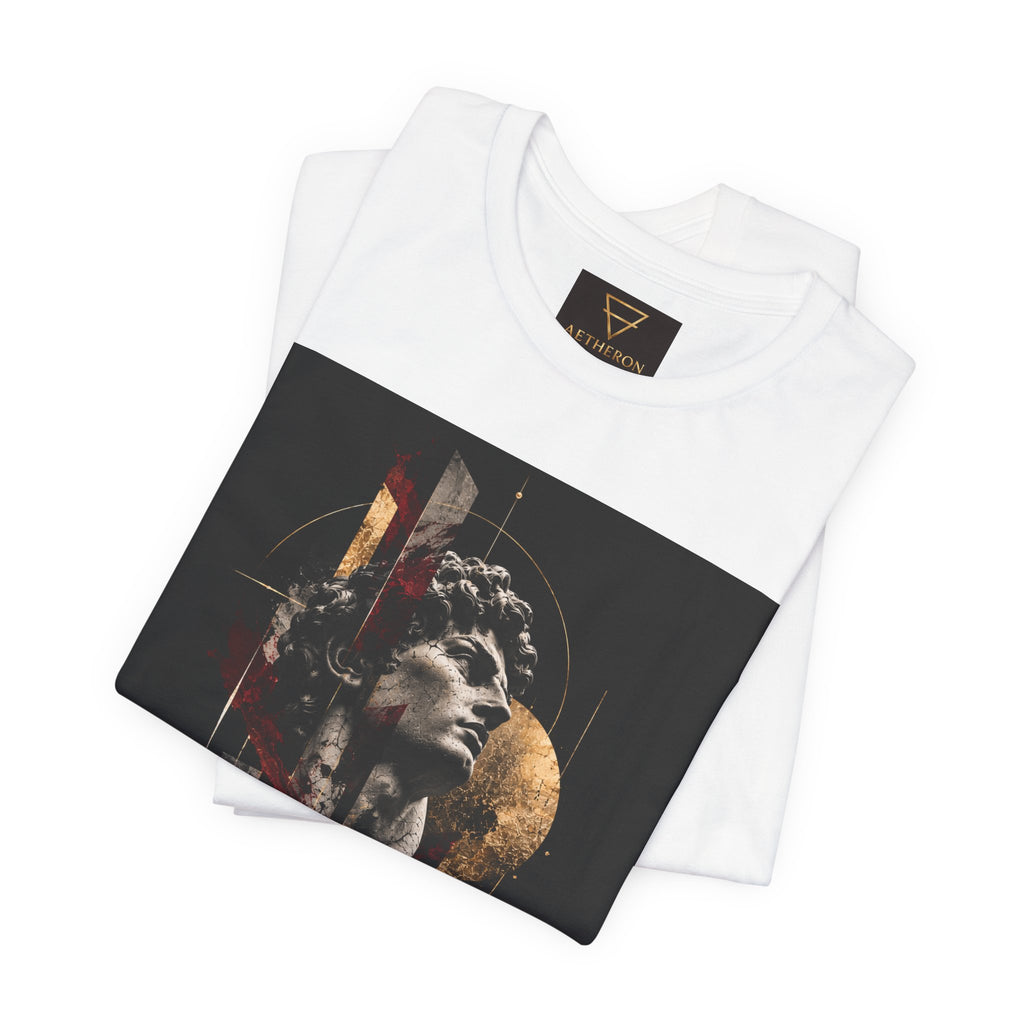 Aetheron Marble Muse Graphic Tee – Contemporary Art Print