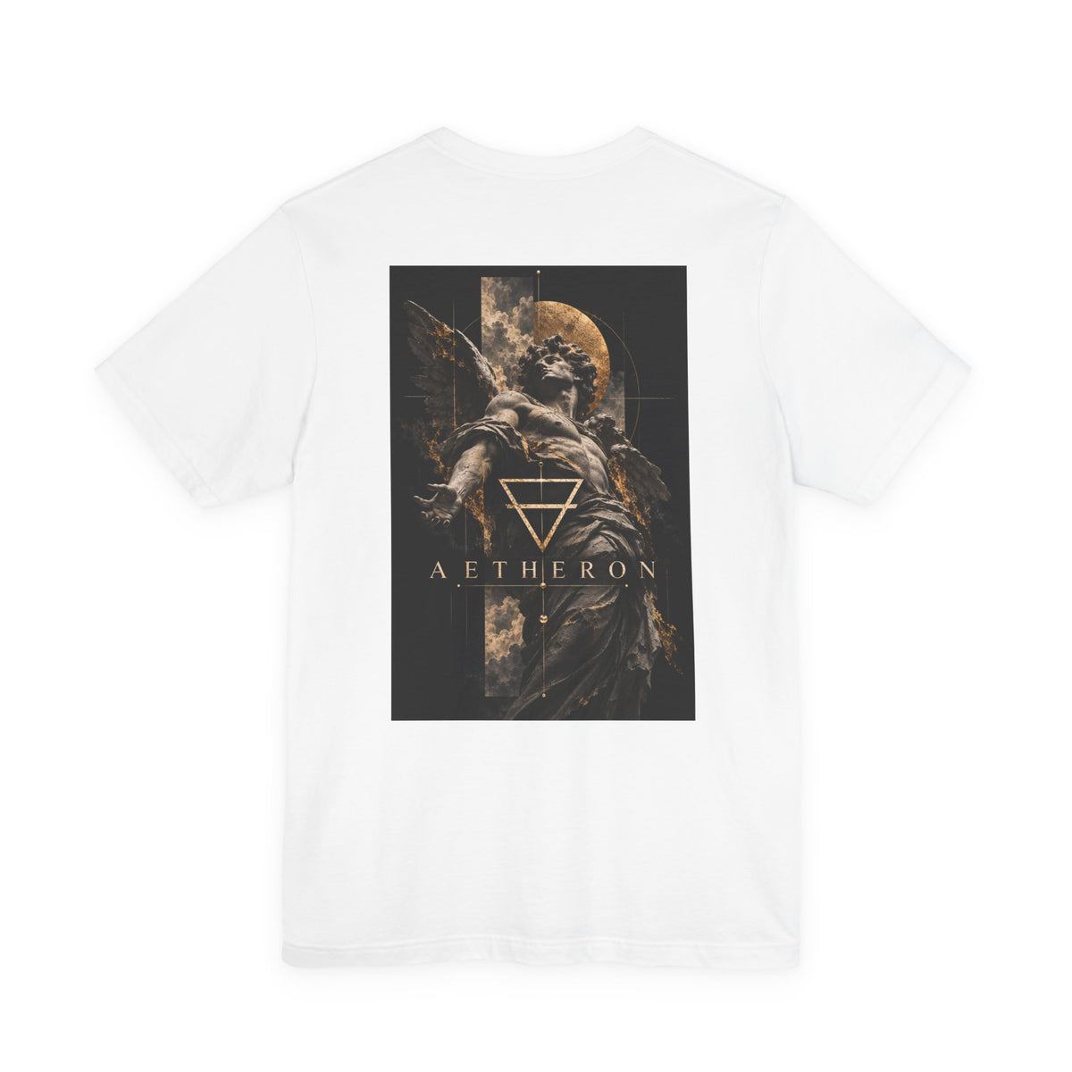 Aetheron Angel Graphic Tee – Classical Art Back Print