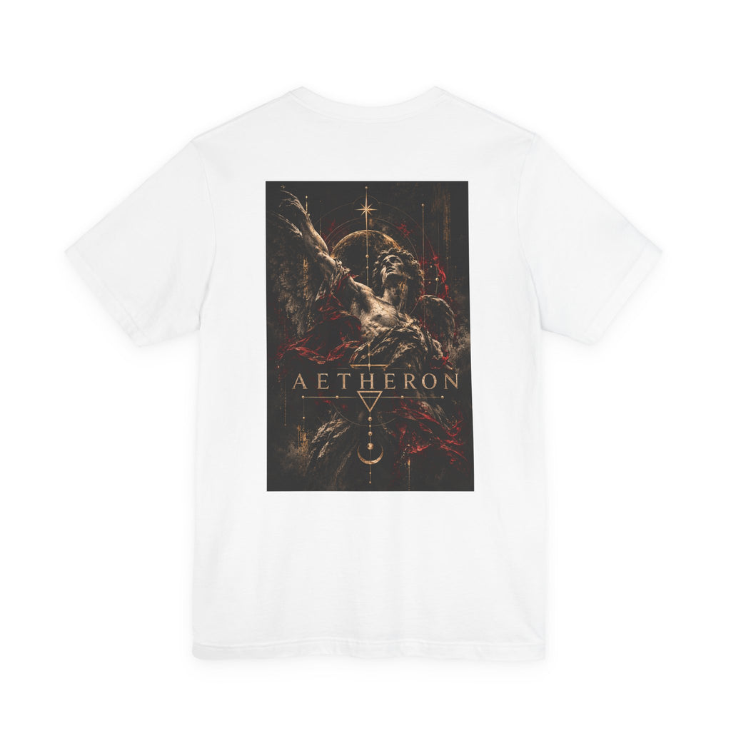 Aetheron Dark Angel Graphic Tee – Gothic Art Back Print
