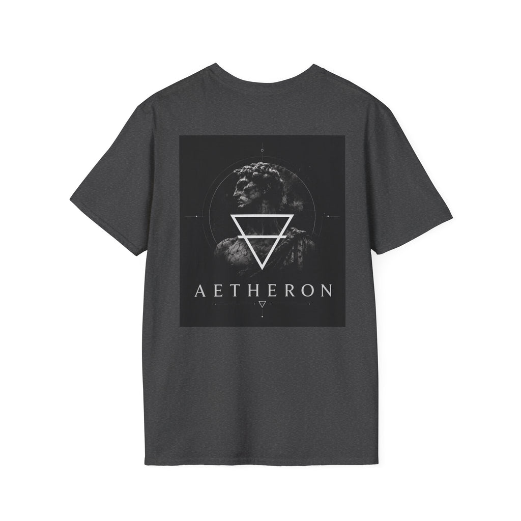 Aetheron Marble Icon Tee – Minimalist Sculpture Graphic