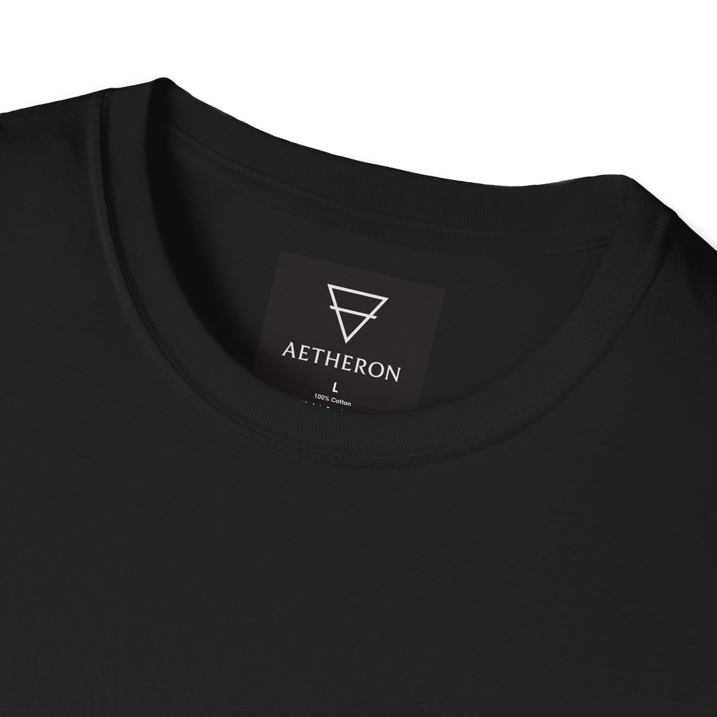 Aetheron Sculptural Emblem Tee – Classical Art Graphic