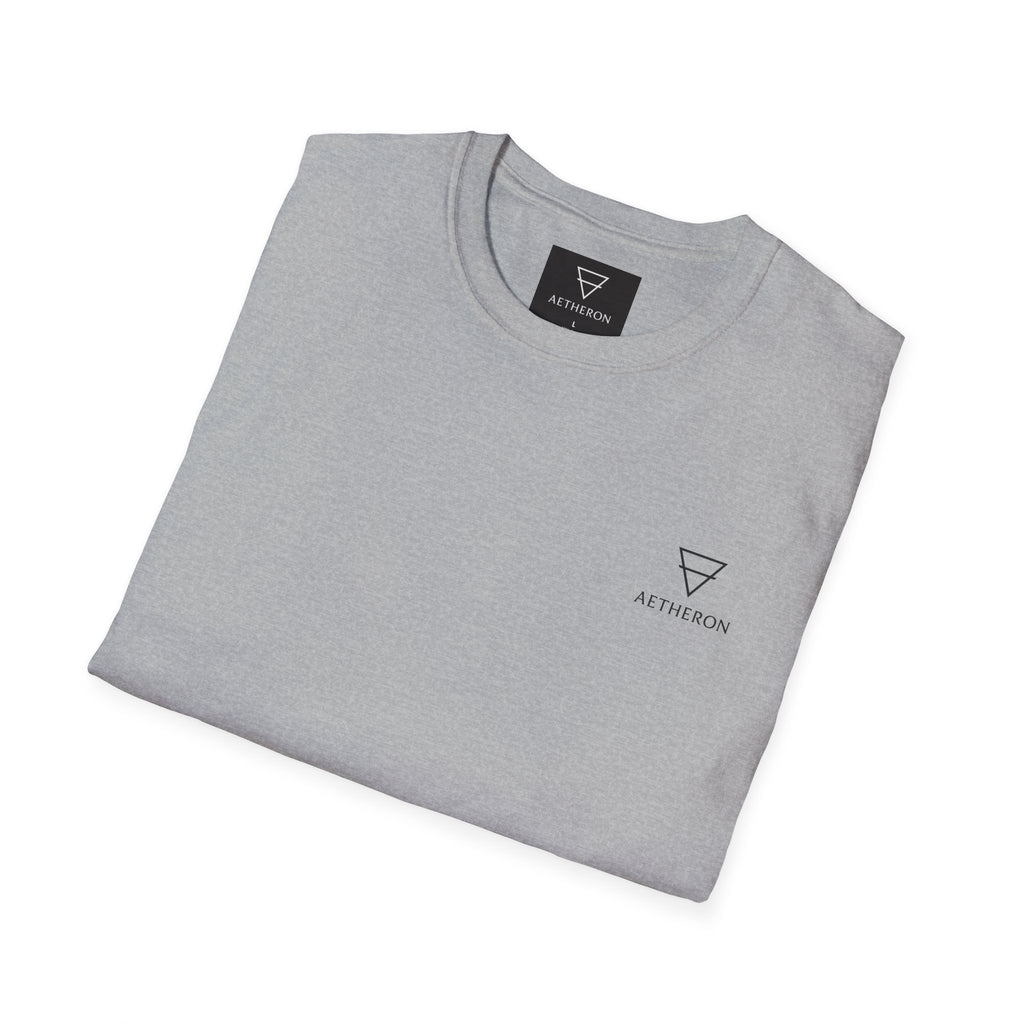 Aetheron Marble Icon Tee – Minimalist Sculpture Graphic