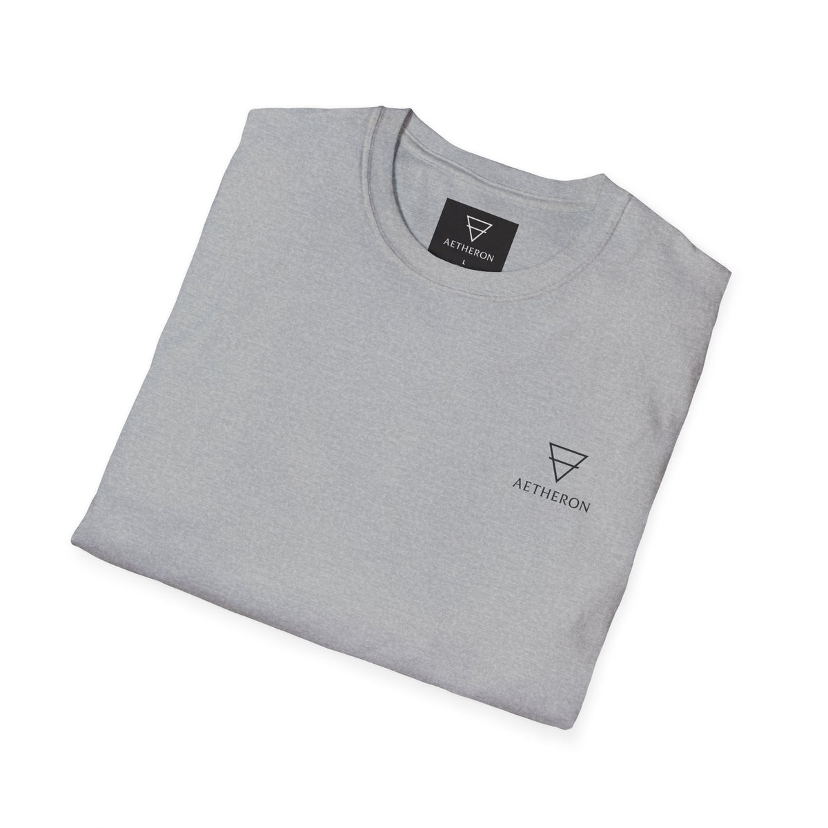 Aetheron Marble Icon Tee – Minimalist Sculpture Graphic