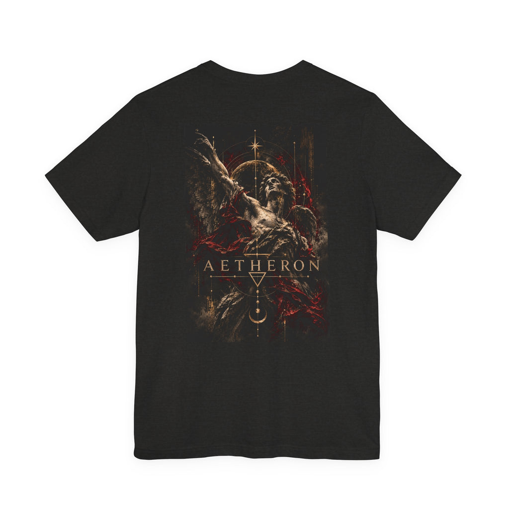 Aetheron Dark Angel Graphic Tee – Gothic Art Back Print