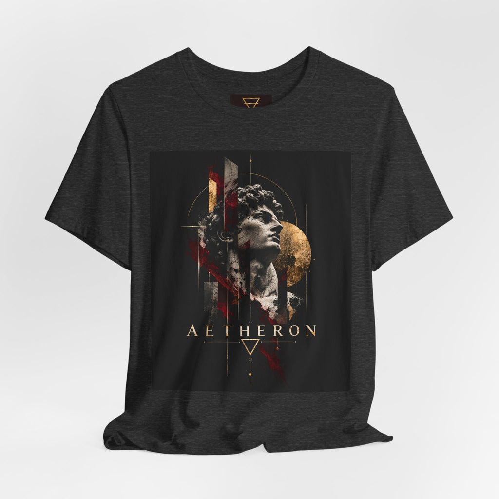 Aetheron Marble Muse Graphic Tee – Contemporary Art Print
