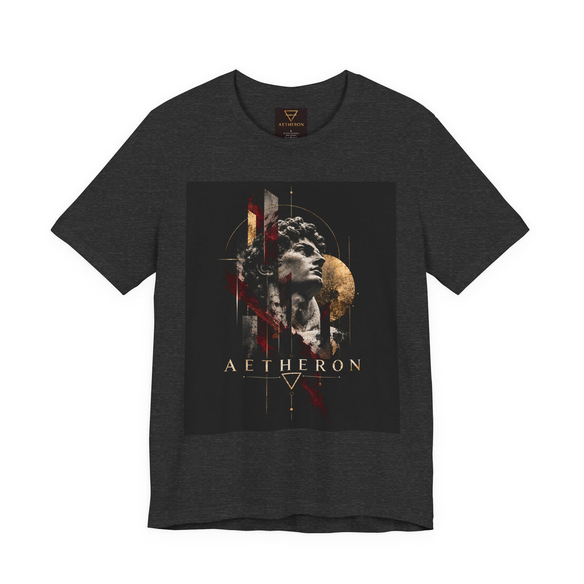 Aetheron Marble Muse Graphic Tee – Contemporary Art Print
