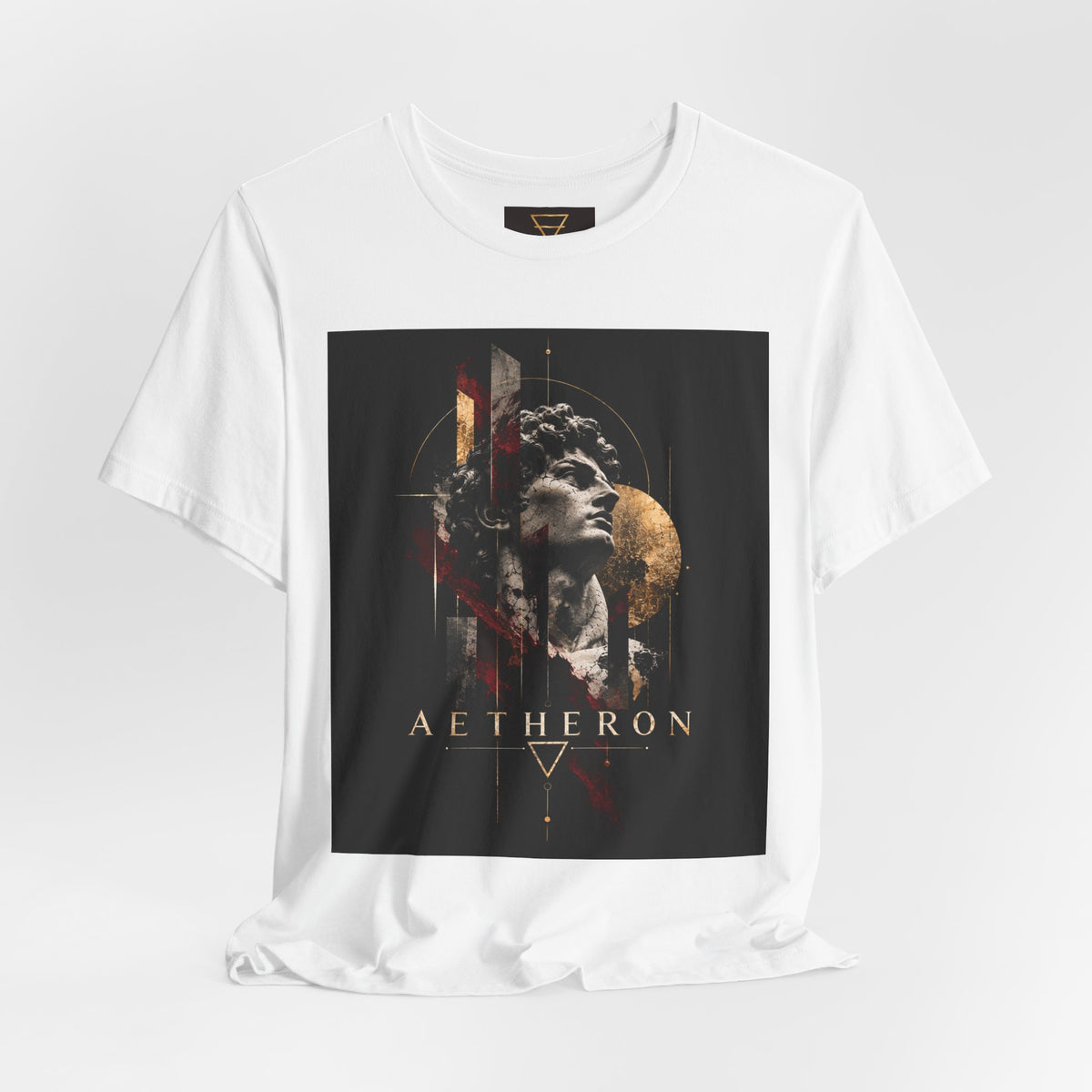 Aetheron Marble Muse Graphic Tee – Contemporary Art Print