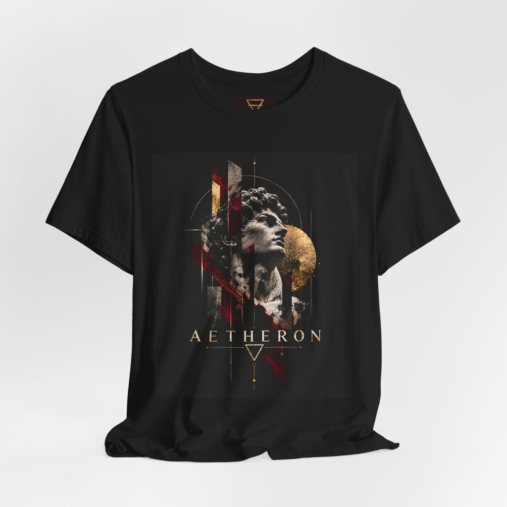 Aetheron Marble Muse Graphic Tee – Contemporary Art Print