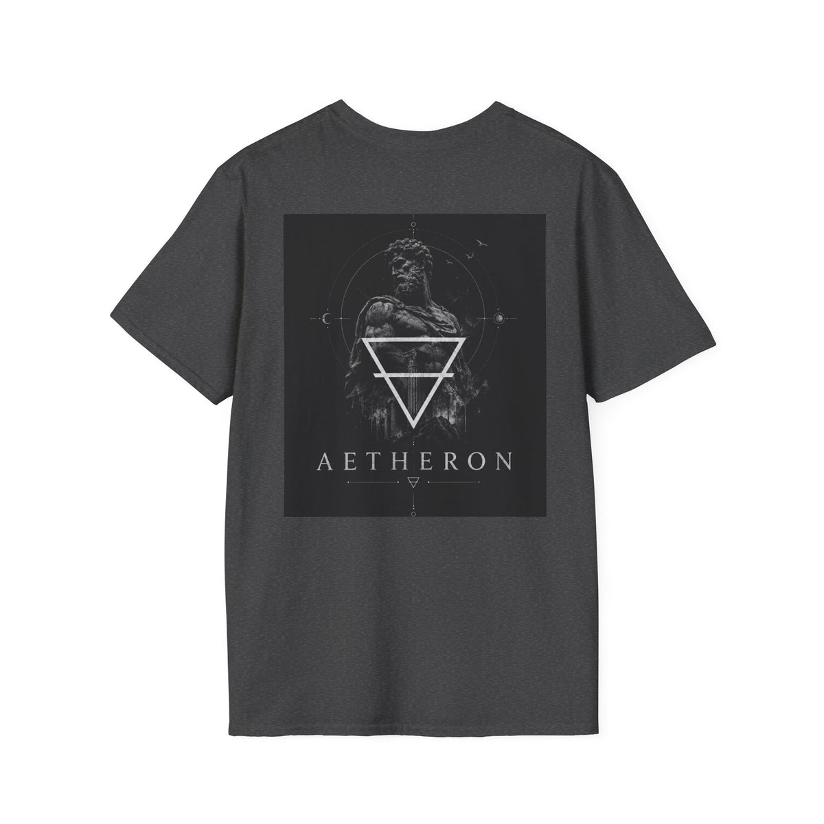 Aetheron Sculptural Emblem Tee – Classical Art Graphic
