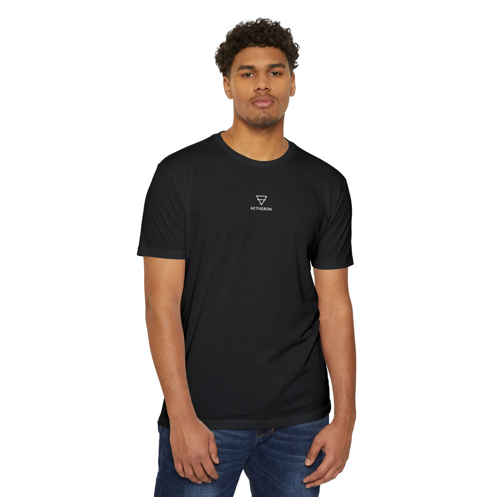 Aetheron Celestial Angel Tee – Gothic Sculpture Back Print