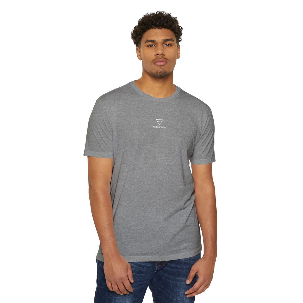Aetheron Celestial Angel Tee – Gothic Sculpture Back Print