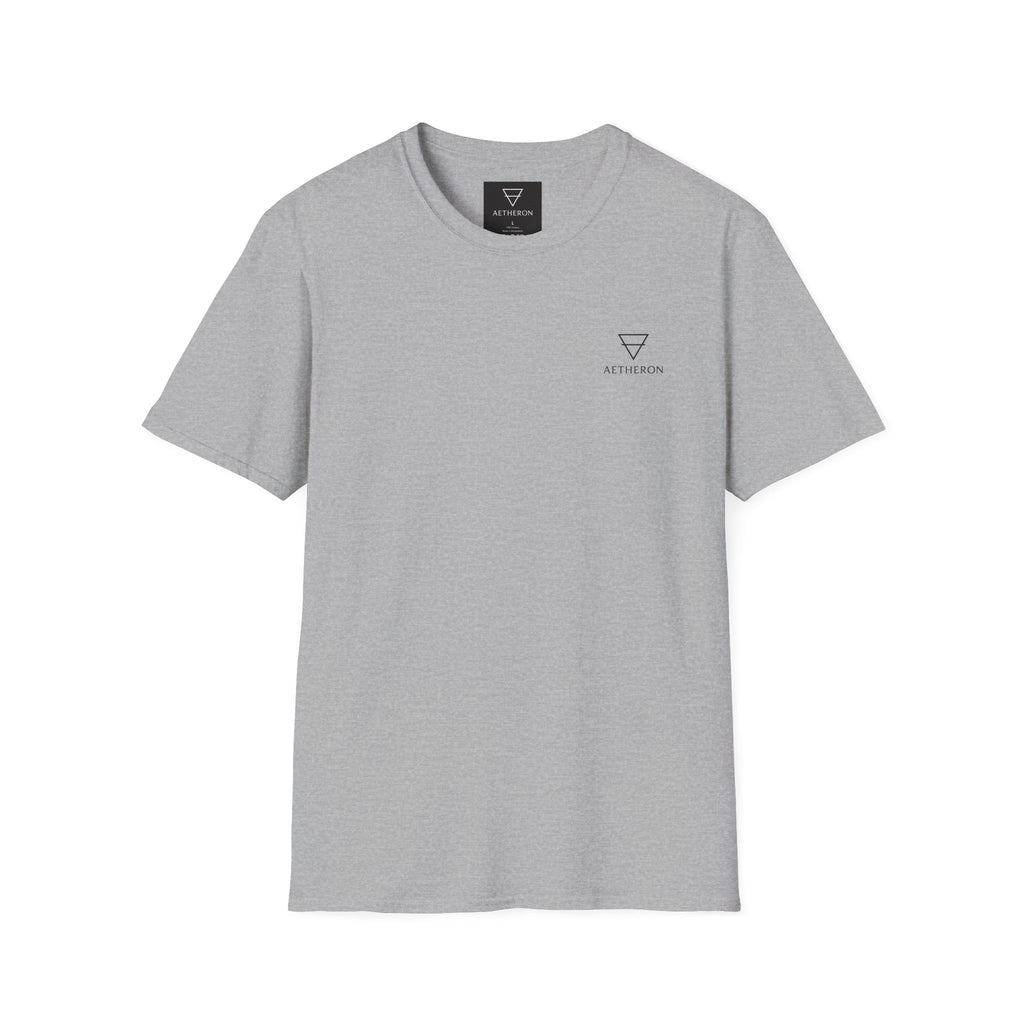 Aetheron Marble Icon Tee – Minimalist Sculpture Graphic