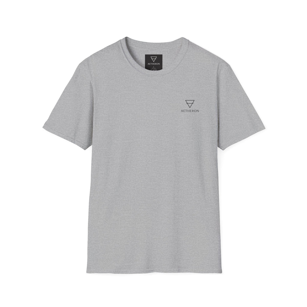 Aetheron Marble Icon Tee – Minimalist Sculpture Graphic