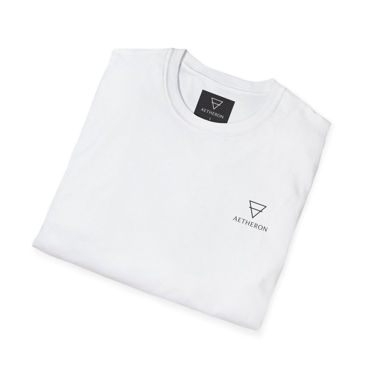 Aetheron Marble Icon Tee – Minimalist Sculpture Graphic