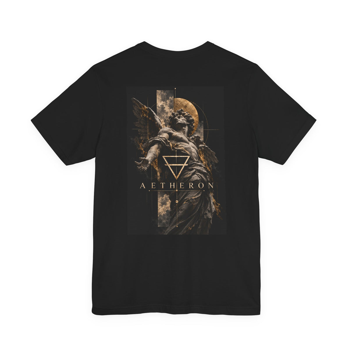 Aetheron Angel Graphic Tee – Classical Art Back Print