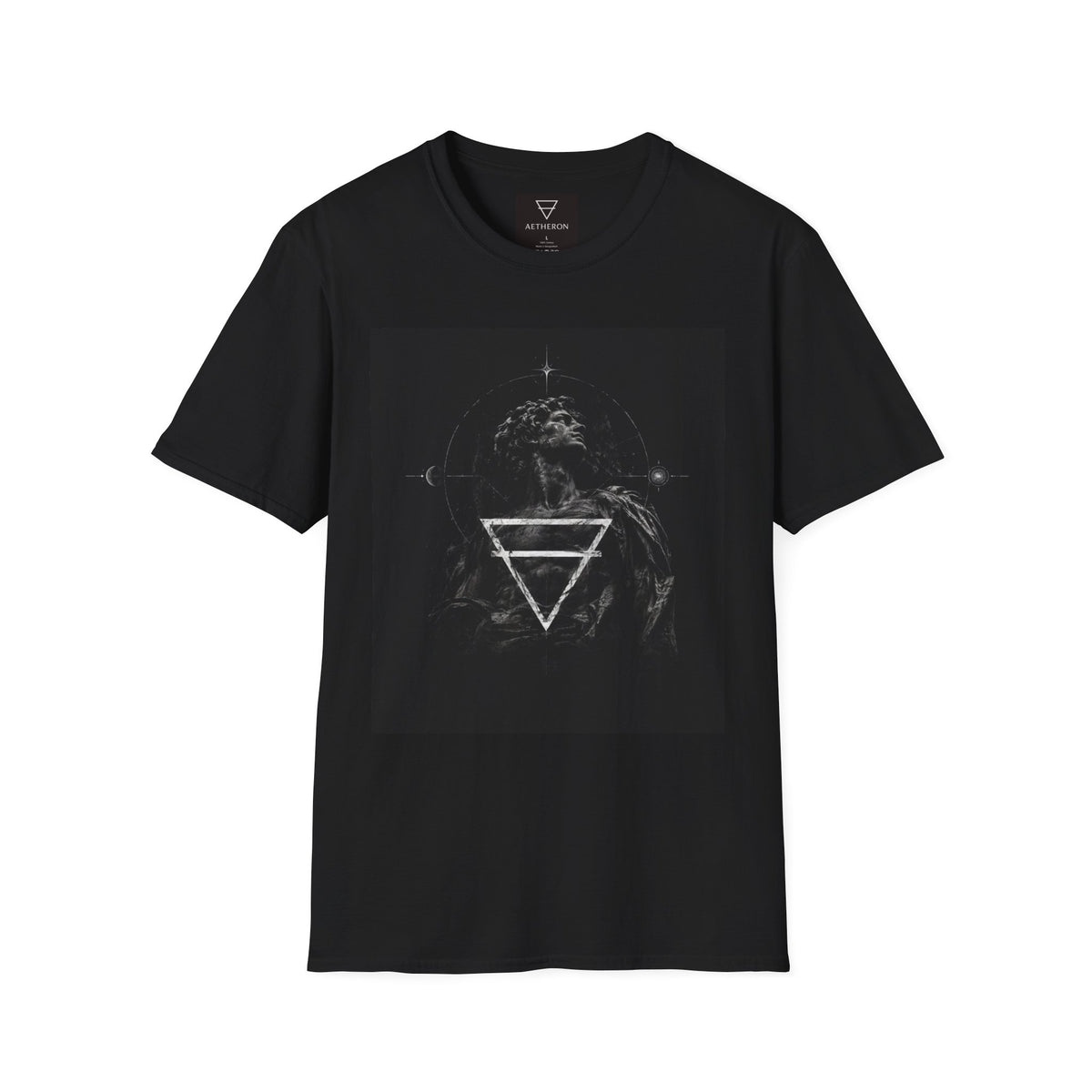 Aetheron Elemental Symbol Tee – Minimalist Art Graphic
