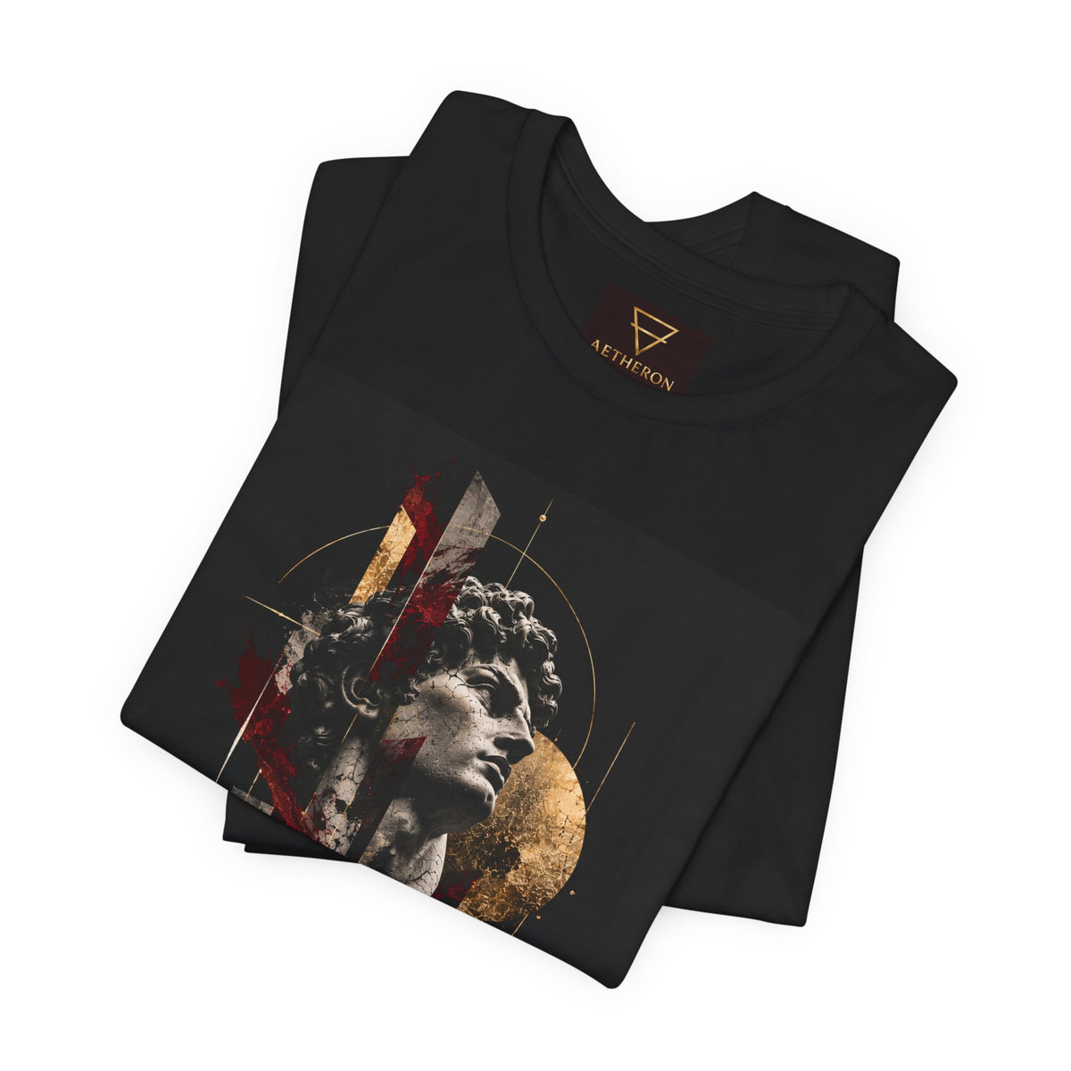 Aetheron Marble Muse Graphic Tee – Contemporary Art Print