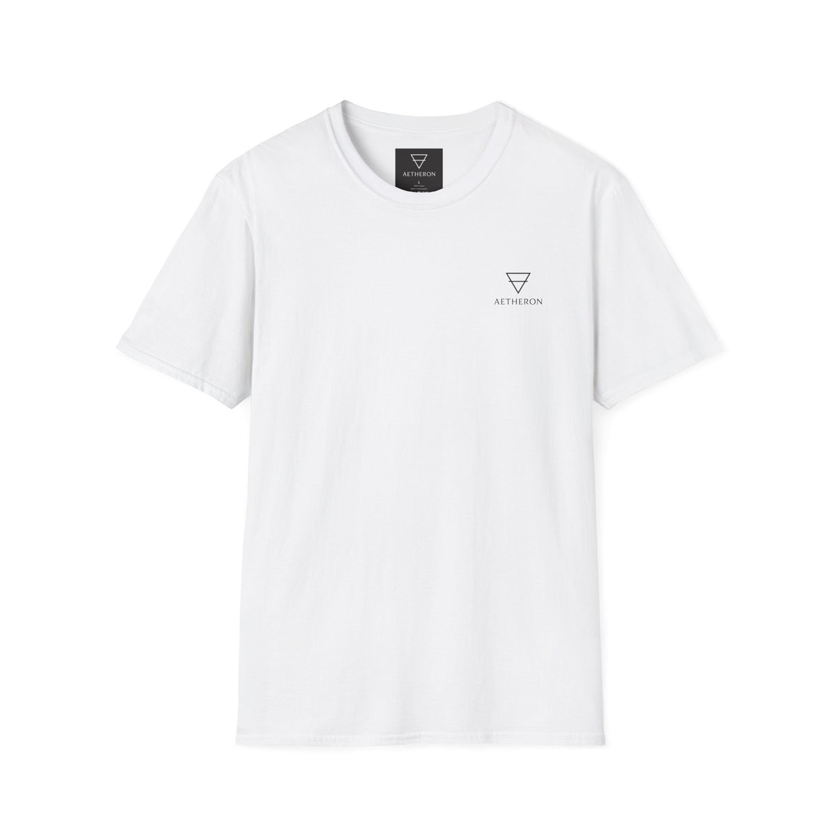 Aetheron Marble Icon Tee – Minimalist Sculpture Graphic
