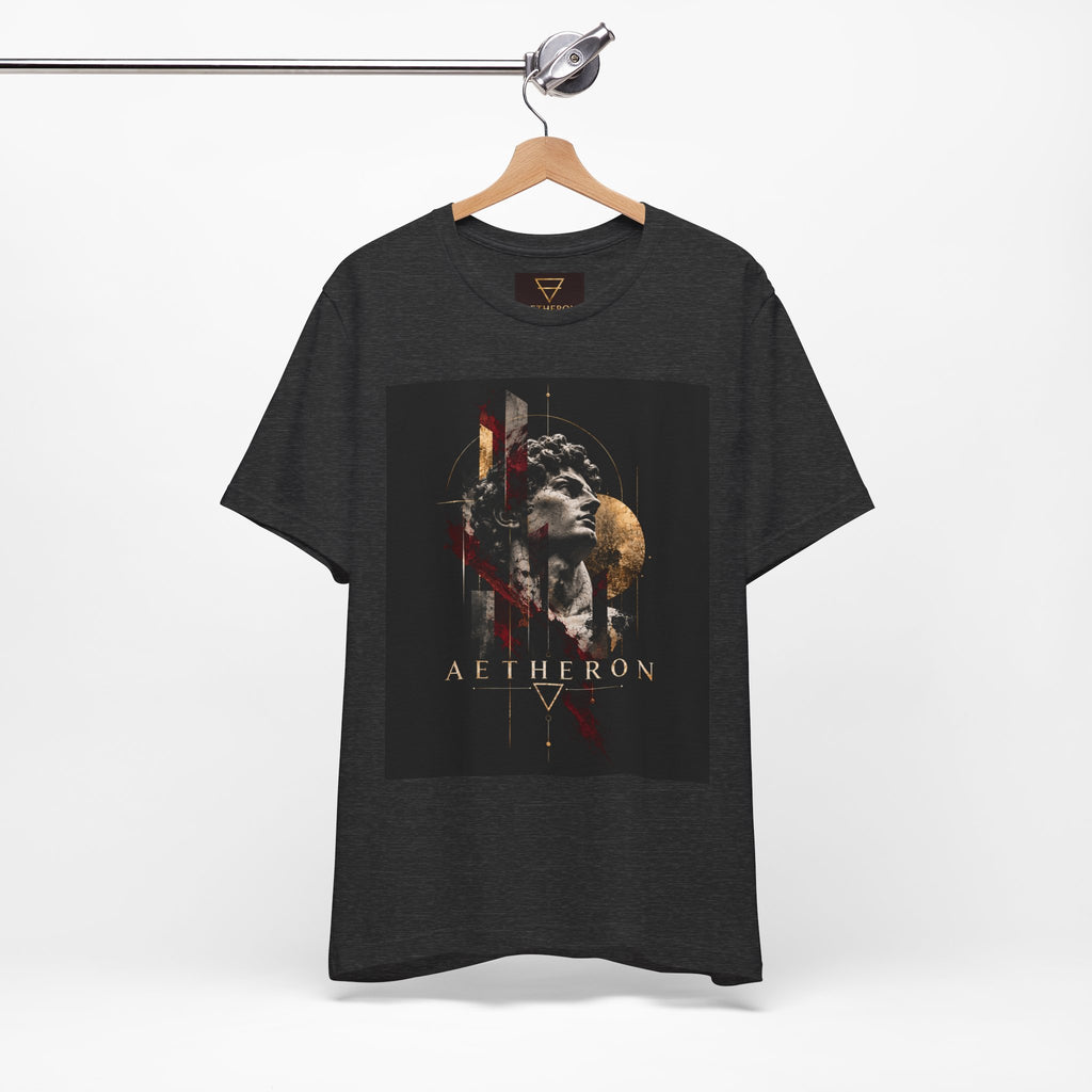 Aetheron Marble Muse Graphic Tee – Contemporary Art Print