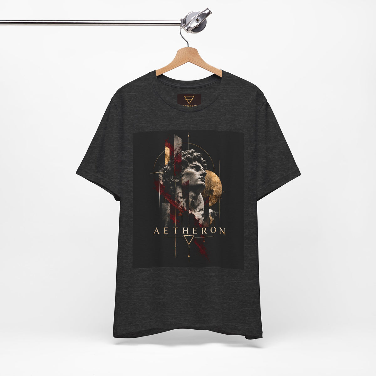 Aetheron Marble Muse Graphic Tee – Contemporary Art Print
