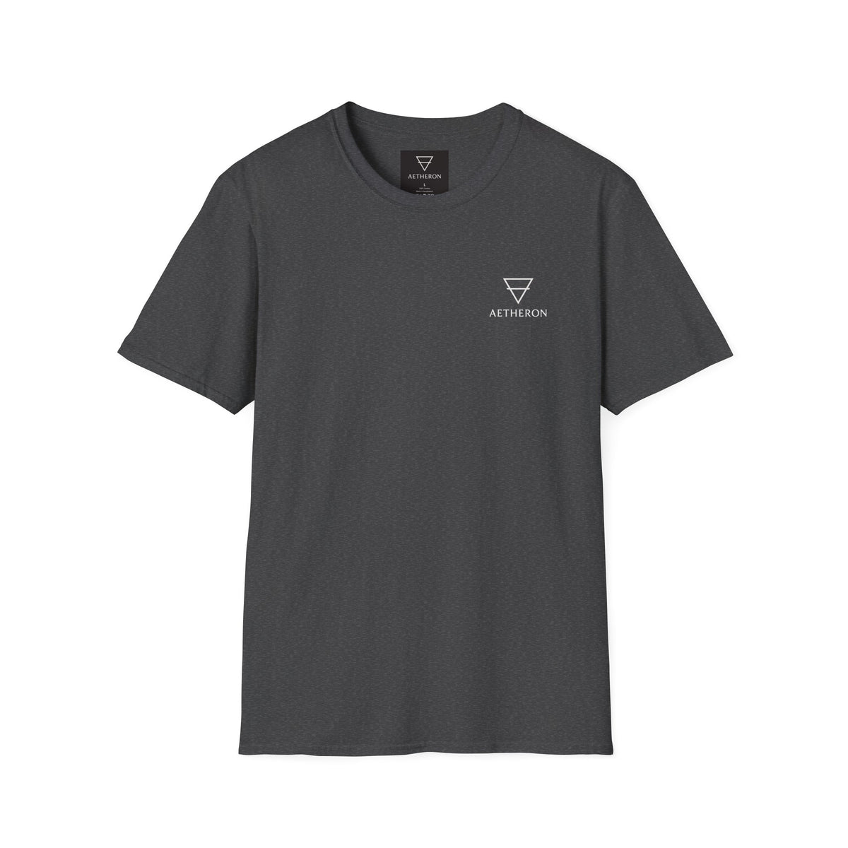 Aetheron Marble Icon Tee – Minimalist Sculpture Graphic